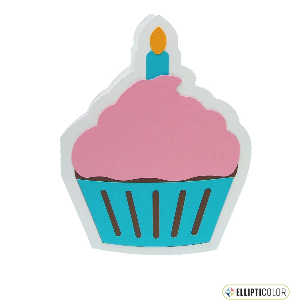 Cupcake Shape Card