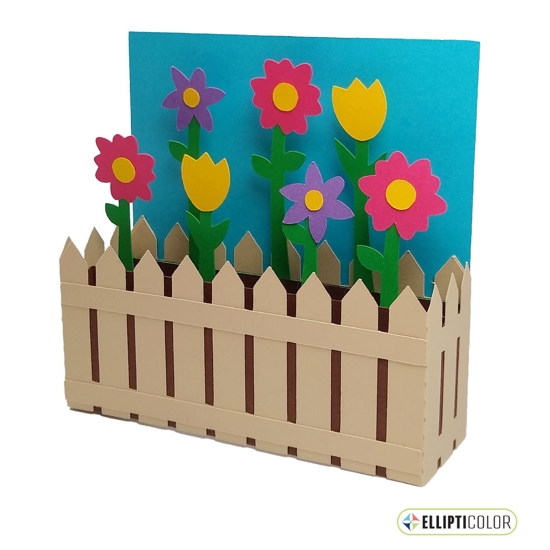 Flower Garden Box Card