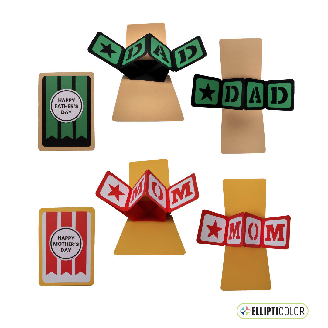 Mom and Dad Twist Pop Card Set