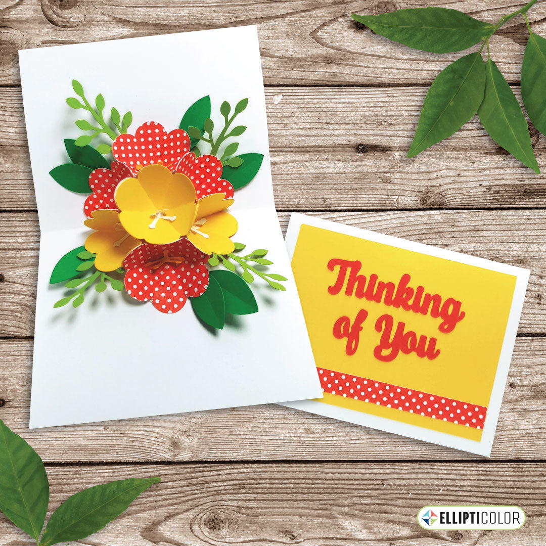 Bright Flowers Pop Up Card Tutorial