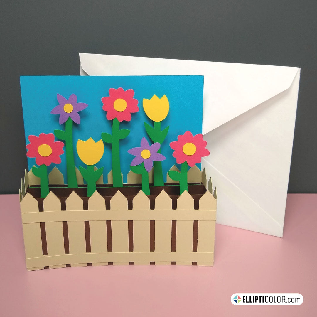Make and Customize the Flower Garden Box Card