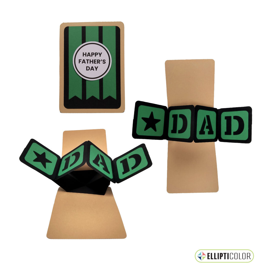 Dad Twist and Pop Card