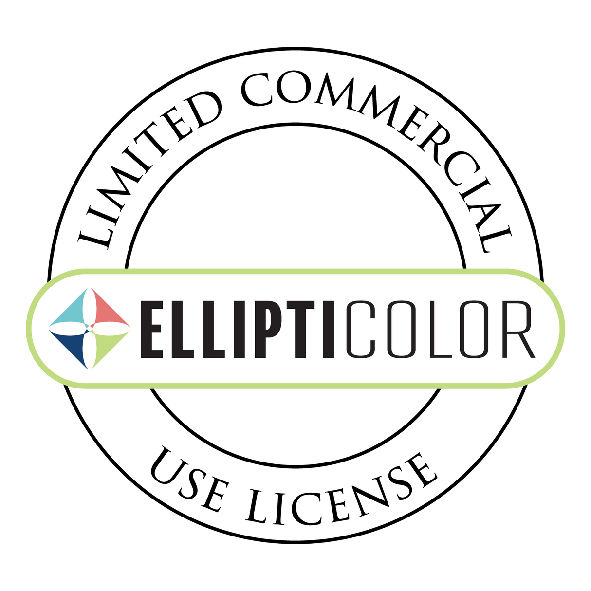 Ellipticolor Commercial License Stamp