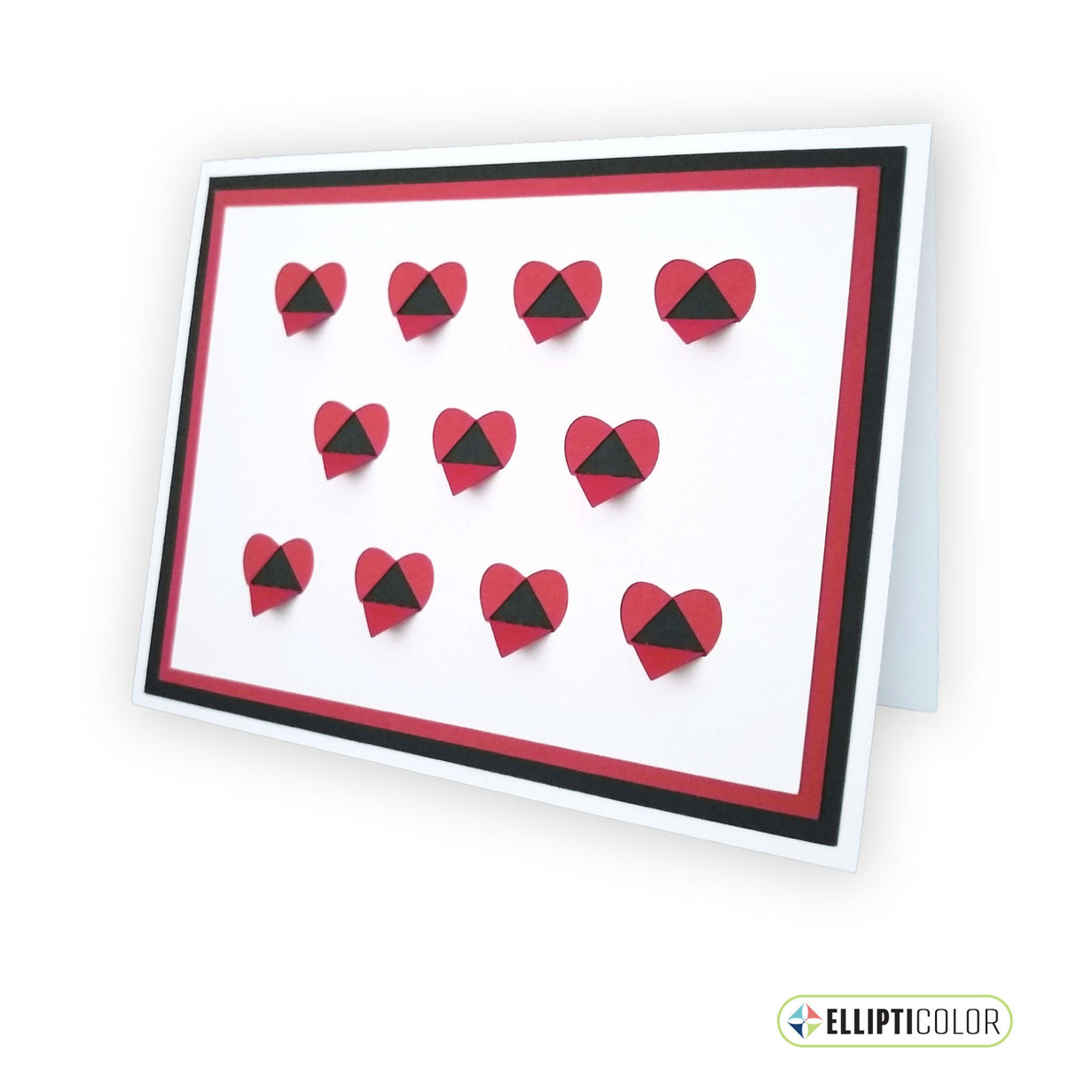 Heart Triangle Card