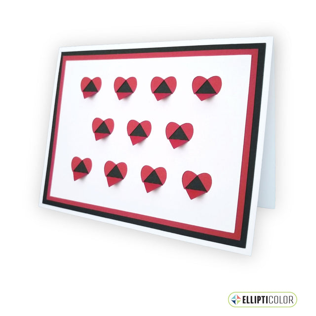 Heart Triangle Card