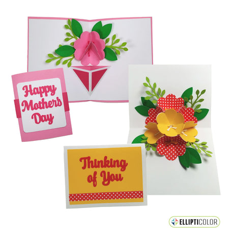 Pop Up Flowers Card Set