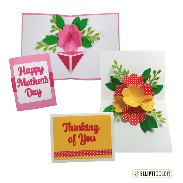 Pop Up Flowers Card Set
