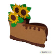 Sunflower Boot Box Card